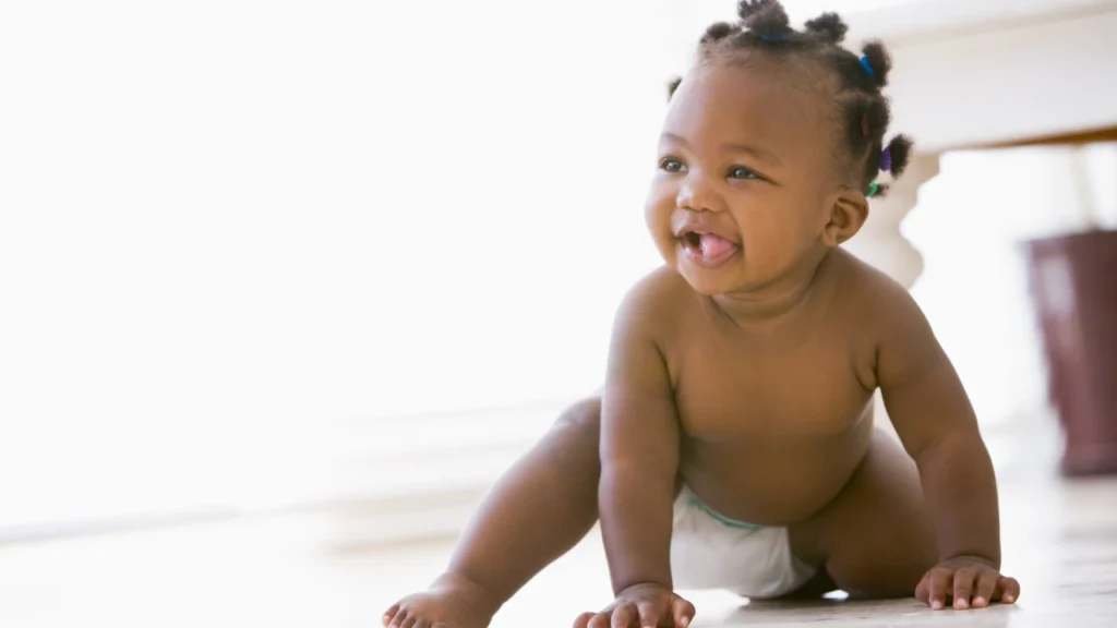 Evolução da comunicação e linguagem Bebê de 08 meses